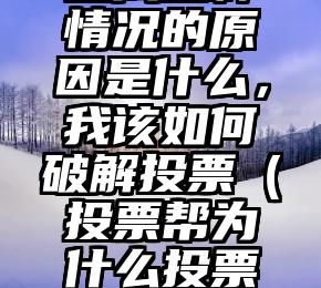 简单的来说下微信投票人工怎么刷票（微信纯人工投票）