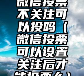 简单的来说下微信投票人工怎么刷票（微信纯人工投票）