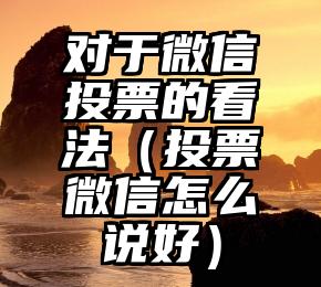简单的来说下微信投票人工怎么刷票（微信纯人工投票）