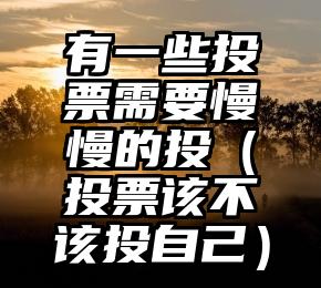 简单的来说下微信投票人工怎么刷票（微信纯人工投票）