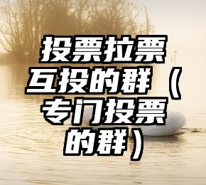 简单的来说下微信投票人工怎么刷票（微信纯人工投票）