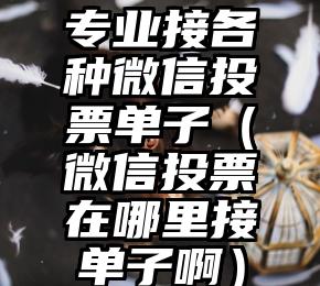 简单的来说下微信投票人工怎么刷票(微信纯人工投票)