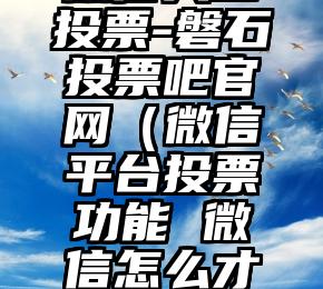 简单的来说下微信投票人工怎么刷票（微信纯人工投票）