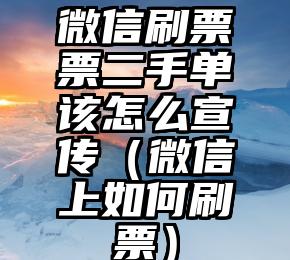 简单的来说下微信投票人工怎么刷票（微信纯人工投票）