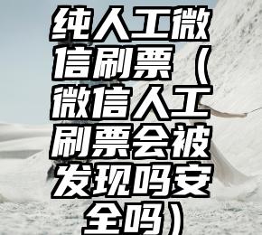 简单的来说下微信投票人工怎么刷票（微信纯人工投票）