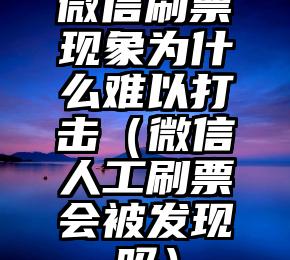 简单的来说下微信投票人工怎么刷票（微信纯人工投票）