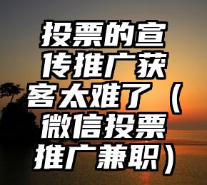 简单的来说下微信投票人工怎么刷票（微信纯人工投票）