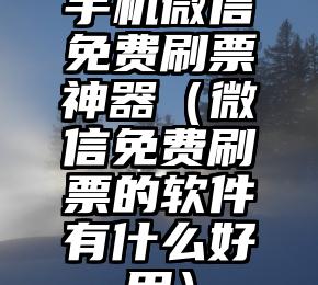 简单的来说下微信投票人工怎么刷票（微信纯人工投票）