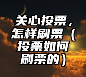 简单的来说下微信投票人工怎么刷票（微信纯人工投票）