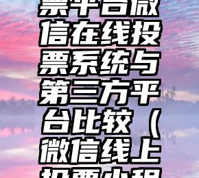简单的来说下微信投票人工怎么刷票（微信纯人工投票）