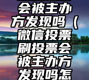 简单的来说下微信投票人工怎么刷票（微信纯人工投票）