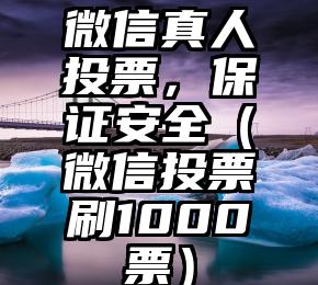 简单的来说下微信投票人工怎么刷票（微信纯人工投票）