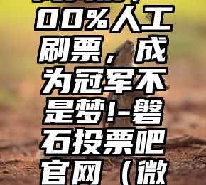 简单的来说下微信投票人工怎么刷票(微信纯人工投票)