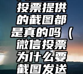 简单的来说下微信投票人工怎么刷票（微信纯人工投票）