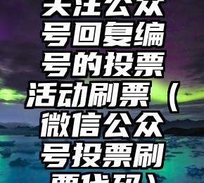 简单的来说下微信投票人工怎么刷票（微信纯人工投票）