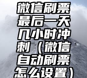 简单的来说下微信投票人工怎么刷票（微信纯人工投票）