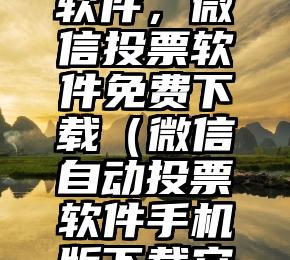 简单的来说下微信投票人工怎么刷票（微信纯人工投票）