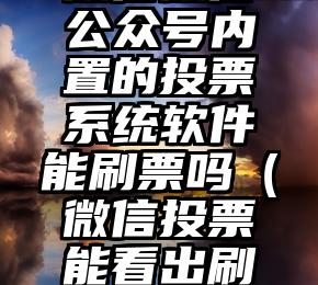 简单的来说下微信投票人工怎么刷票（微信纯人工投票）