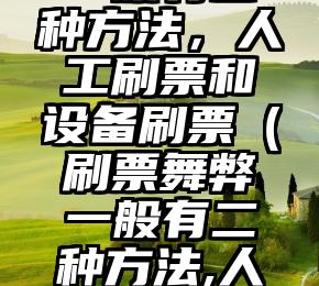 简单的来说下微信投票人工怎么刷票（微信纯人工投票）