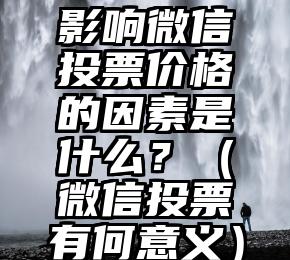 简单的来说下微信投票人工怎么刷票（微信纯人工投票）