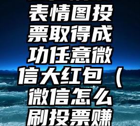 简单的来说下微信投票人工怎么刷票（微信纯人工投票）