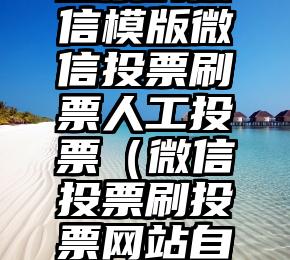 简单的来说下微信投票人工怎么刷票（微信纯人工投票）