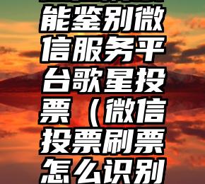 简单的来说下微信投票人工怎么刷票（微信纯人工投票）