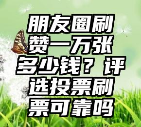 简单的来说下微信投票人工怎么刷票（微信纯人工投票）