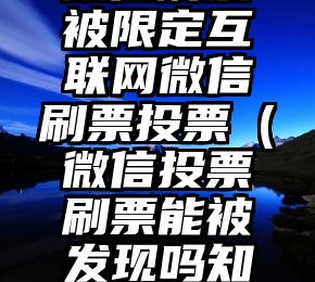 简单的来说下微信投票人工怎么刷票（微信纯人工投票）