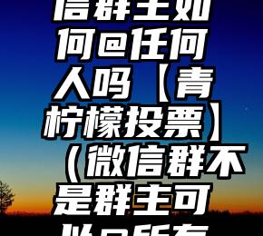 简单的来说下微信投票人工怎么刷票（微信纯人工投票）