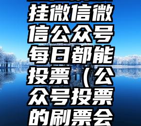 简单的来说下微信投票人工怎么刷票（微信纯人工投票）
