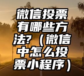简单的来说下微信投票人工怎么刷票（微信纯人工投票）