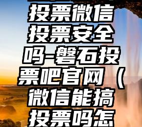 简单的来说下微信投票人工怎么刷票（微信纯人工投票）