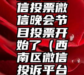 简单的来说下微信投票人工怎么刷票（微信纯人工投票）