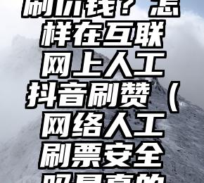 简单的来说下微信投票人工怎么刷票（微信纯人工投票）
