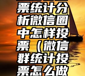 简单的来说下微信投票人工怎么刷票（微信纯人工投票）