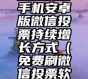 简单的来说下微信投票人工怎么刷票（微信纯人工投票）