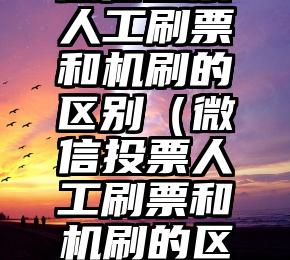 简单的来说下微信投票人工怎么刷票（微信纯人工投票）