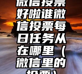 简单的来说下微信投票人工怎么刷票（微信纯人工投票）