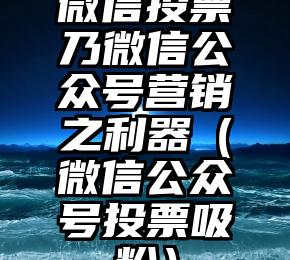 简单的来说下微信投票人工怎么刷票（微信纯人工投票）