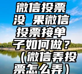 简单的来说下微信投票人工怎么刷票（微信纯人工投票）