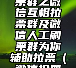 简单的来说下微信投票人工怎么刷票（微信纯人工投票）