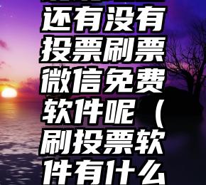 简单的来说下微信投票人工怎么刷票（微信纯人工投票）