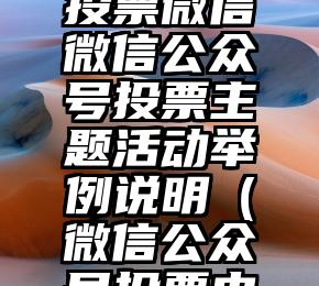 简单的来说下微信投票人工怎么刷票（微信纯人工投票）
