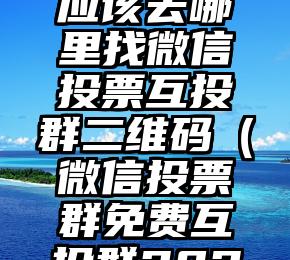 简单的来说下微信投票人工怎么刷票（微信纯人工投票）