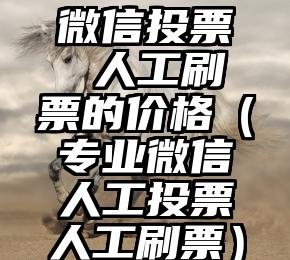 简单的来说下微信投票人工怎么刷票（微信纯人工投票）