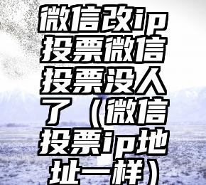 简单的来说下微信投票人工怎么刷票（微信纯人工投票）