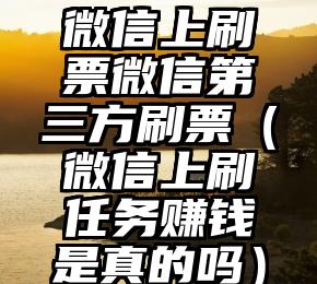 简单的来说下微信投票人工怎么刷票（微信纯人工投票）