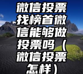 简单的来说下微信投票人工怎么刷票（微信纯人工投票）