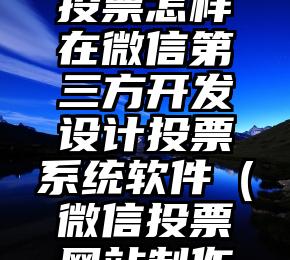 简单的来说下微信投票人工怎么刷票（微信纯人工投票）